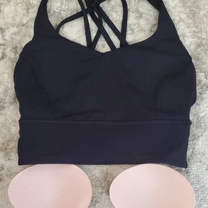 Lululemon free to be serene longline bra light support size 2